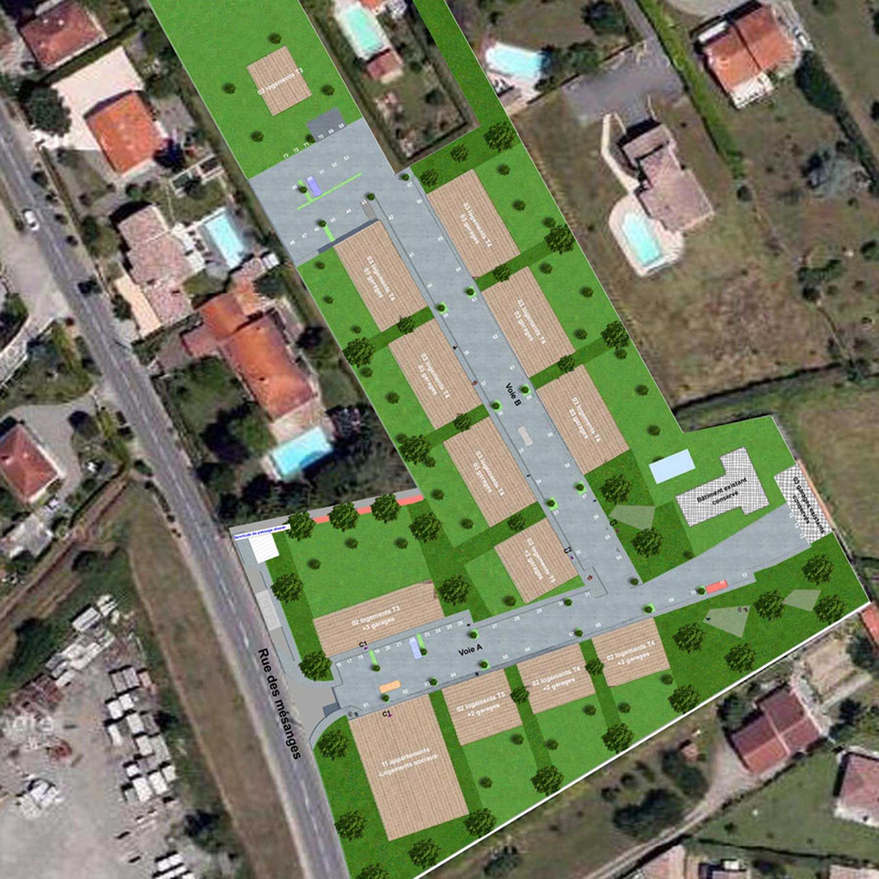 52 logements à Plaisance du Touch